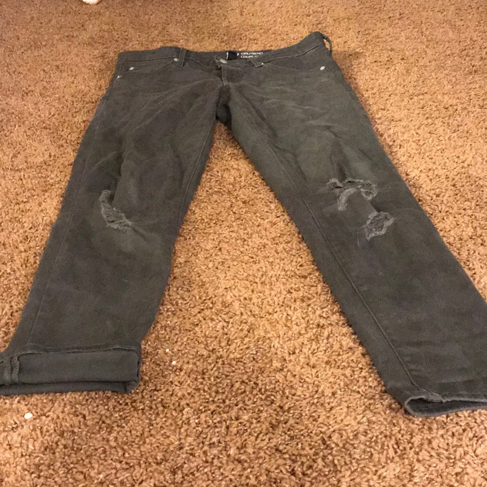Mud green GAP jeans